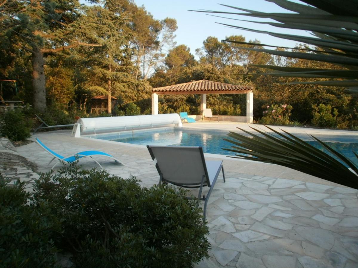 Lorgues, La Tourelle, Immense Piscine, Plongeoir, Vue, Au Grand Calme Villa Eksteriør billede