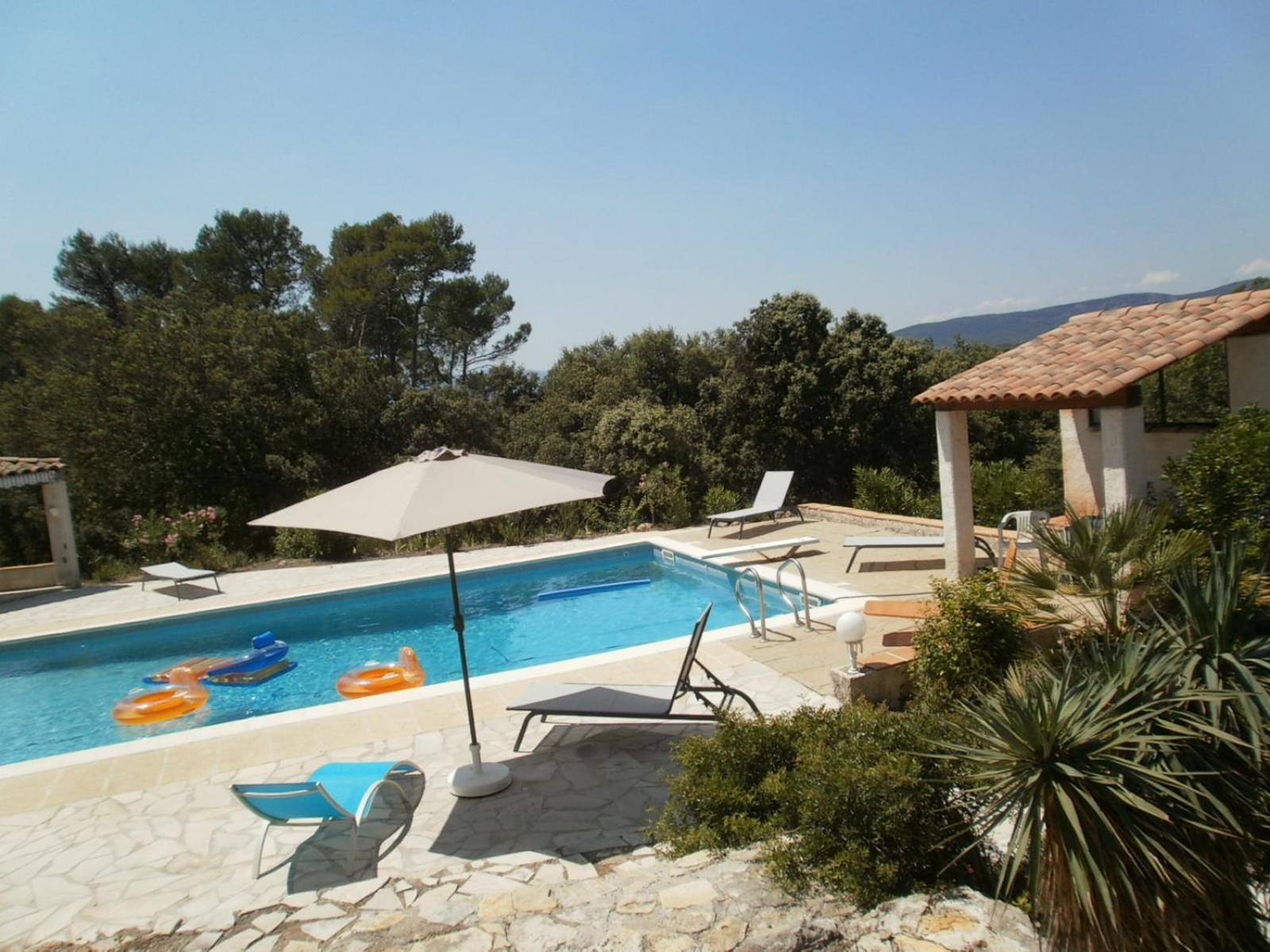 Lorgues, La Tourelle, Immense Piscine, Plongeoir, Vue, Au Grand Calme Villa Eksteriør billede