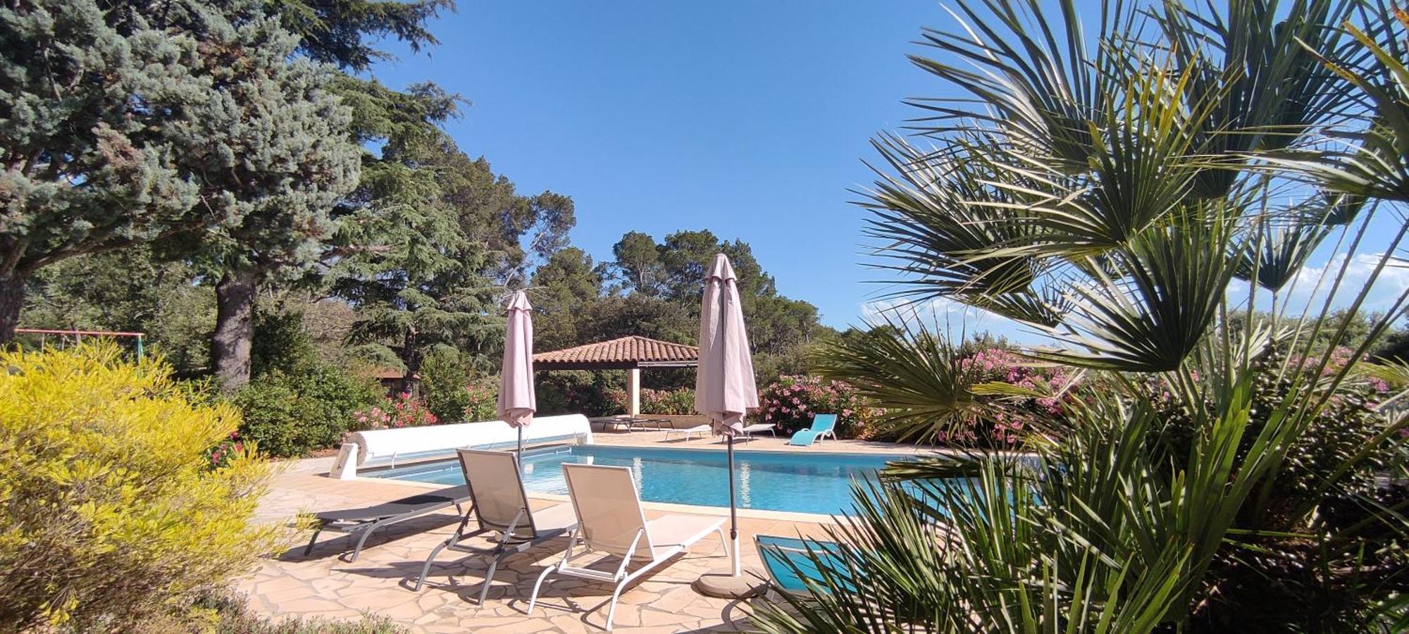 Lorgues, La Tourelle, Immense Piscine, Plongeoir, Vue, Au Grand Calme Villa Eksteriør billede